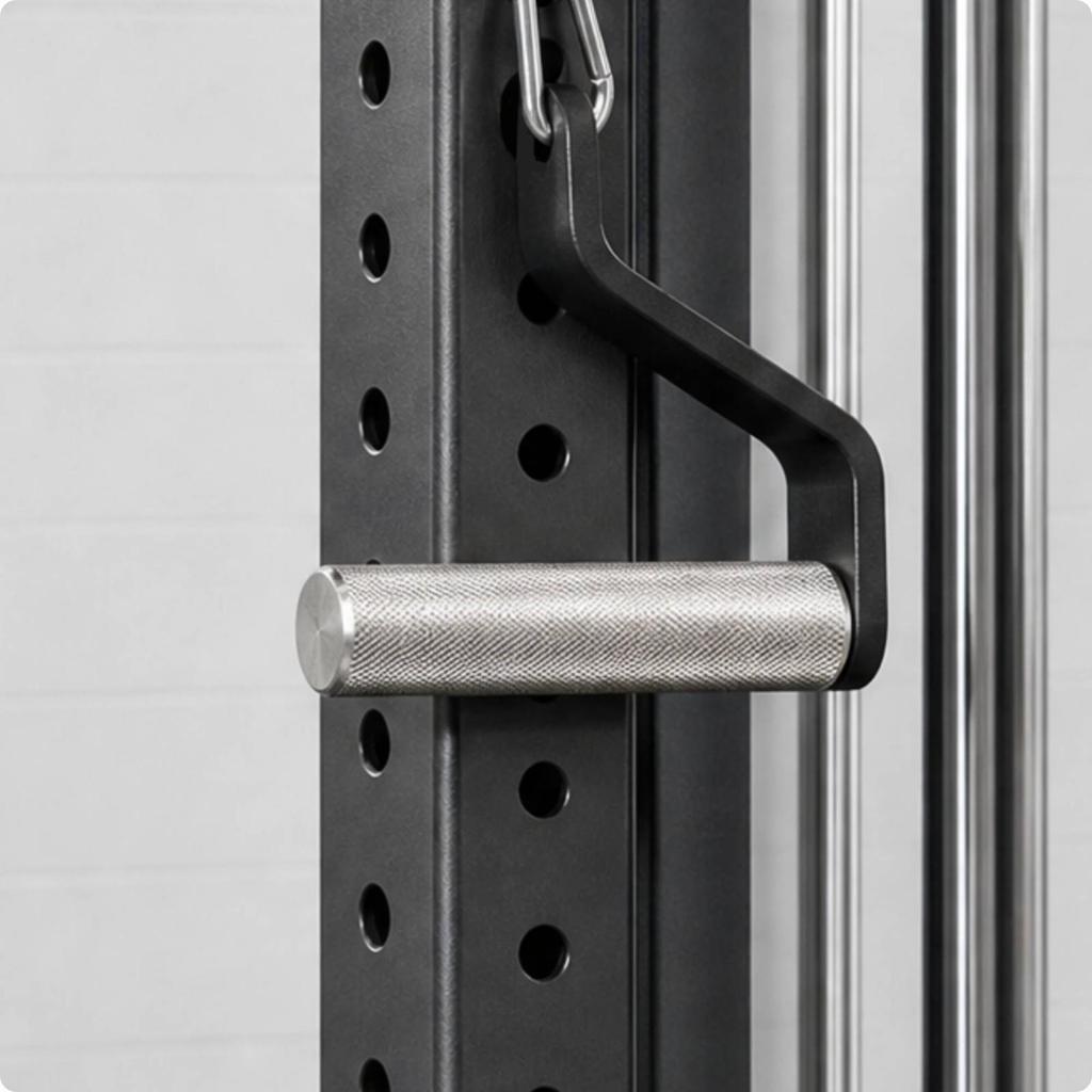 Cable Machine Handle with Hook Compact Exercise Handles Reinforced for Athletes