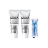 [NONIO Plus Whitening Toothpaste (Quasi-drug) 130g X 2 + Floss Included) High-Concentration Fluoride Toothpaste (1450ppm) for Bad Breath