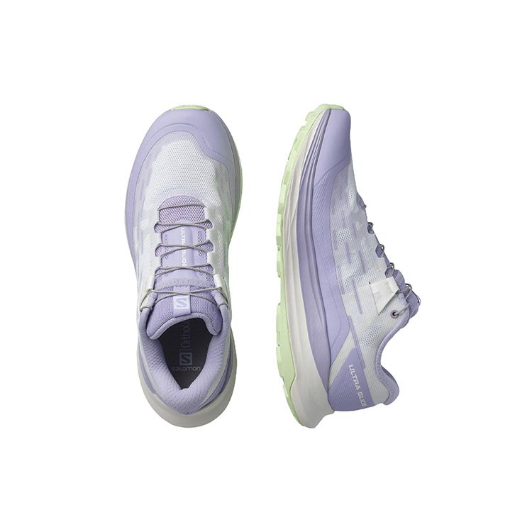 Salomon Ultra Glide 2 Outdoor Fabric Shock Absorbing Durable Low Top Running Shoes Women sneaker Light-Purple L41553800