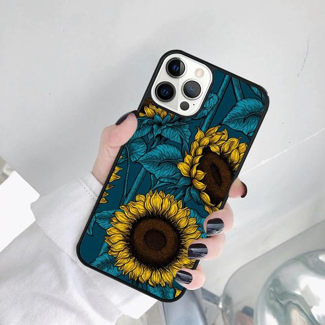 Sunflowers Forever Phone Case Cover For iPhone 17 Air 15 Pro MAX 16 Plus 14 12 11 13 Coque