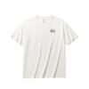 Comfortable Casual Simple Loose Round Neck Breathable Short Sleeve T-Shirt Men Tops Ivory-White 952528104-1