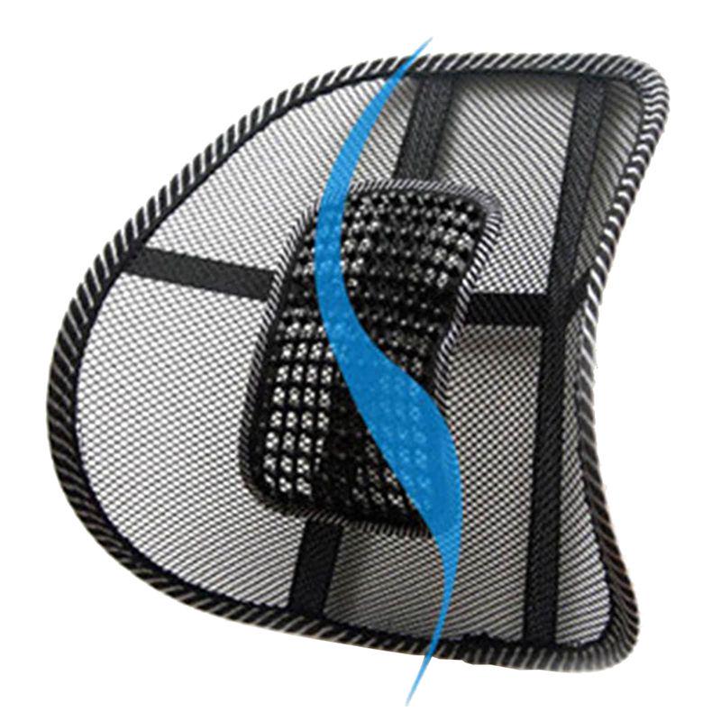 Car Seat Chair Back Cushion Mesh Lumbar Back Brace Car Seat Chair Cushion Massage Back Cushion Pad Support Home