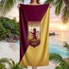 Tapis de plage à séchage rapide Aston Villa Football Microfibre Absorbant Portable de voyage Serviette de natation