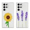 Sonnenblume Lavendel Lila Handyhülle Für Samsung Galaxy S26 S25 S24 S23 S22 Ultra S20 S21 FE 5G Plus Weiche Klare Hülle