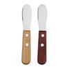 Butter Knife Stainless Steel Butter Knife Spreader with Wood Handle Sandwich Cream Cheese Knife Jam Condiment Spatula Tableware