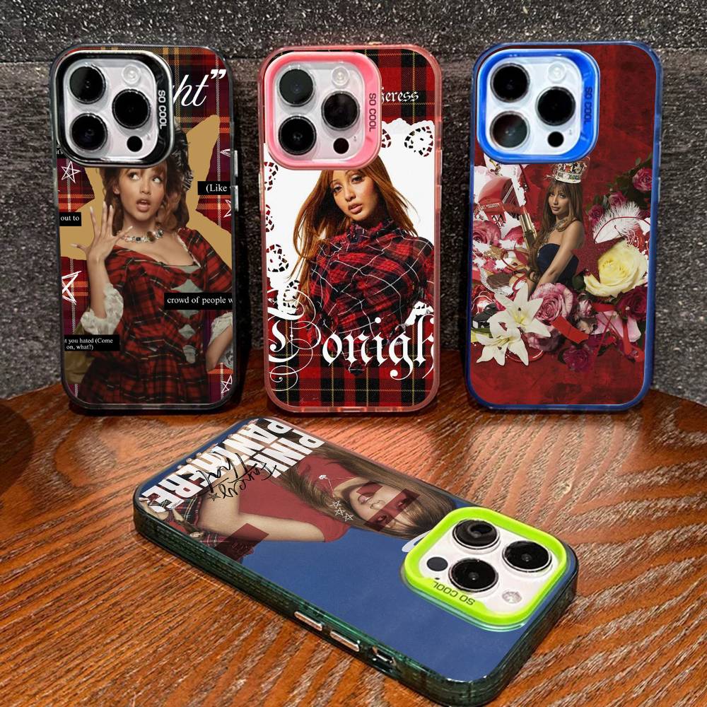 Singer Pinkpantheress Phone Case For IPhone 17 16 Plus Pro Max 15 14 13 12 11 Matte Colorful Covers