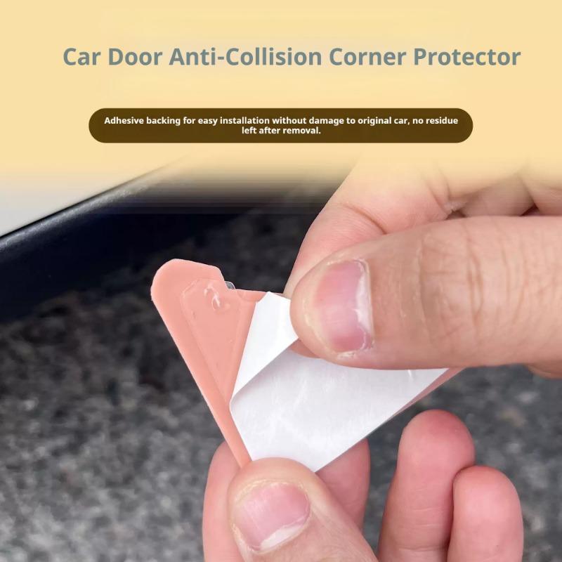 4Pcs for BYD Dolphin Mini Seagull Car Door Handle Anti Scratch Sticker Cartoon Bumper Strip PVC Stickers Car Protection Stickers