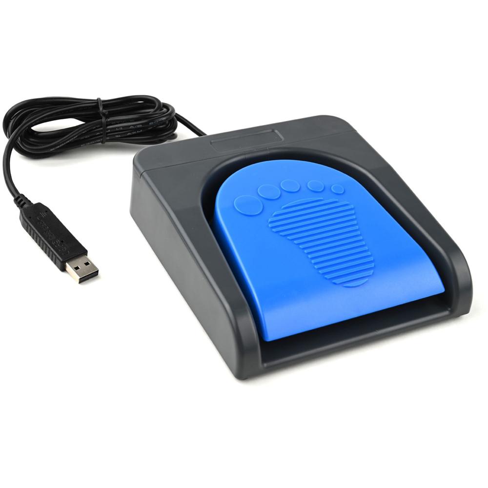 USB Enkele Voetschakelaar Gamebesturing Eén Toets Aangepast Computer Toetsenbord Actiepedaal Grijs met