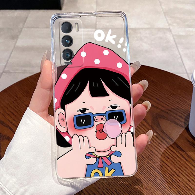 Jelly Casing For Realme GT Explorer Master/GT Master Explorer Edition Clear Silicon Soft TPU Back Cover Cute Cat Protective Case