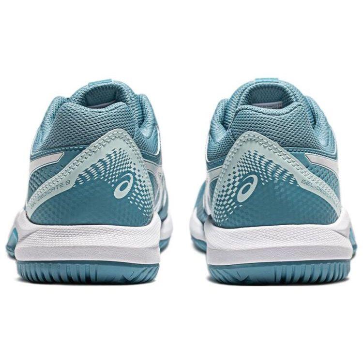 Asics Gel Dedicate 8 Gris Blue White Women Sneakers 1042A237-400