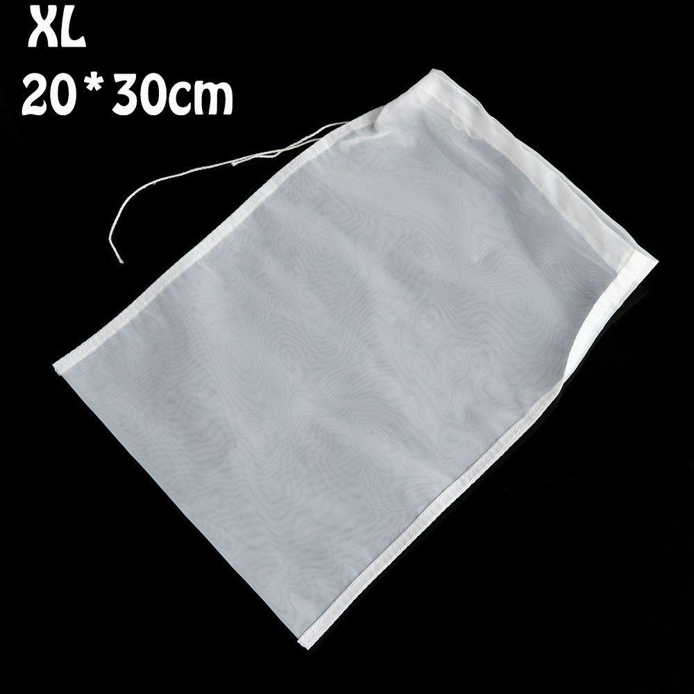200mesh All Purpose Food Special Colander Wine Strainer Coffee Filter Nut Milk Bag Cheese Cloth Nylon Fine Mesh