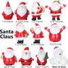 Toys Deer Fairy Garden Home Decorations Santa Claus Christmas Figurines Miniature Snowman Xmas Tree