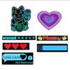 Windshield Electric LED Wanted Car Window Sticker Auto Moto Safety Decals Decoration Car Decals Safety Signs For Auto/Moto
