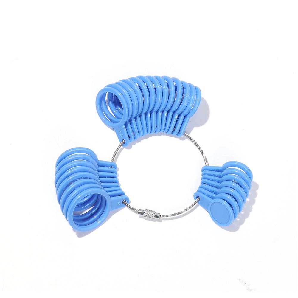 Portable Standard Generic US/UK Loop Jeweler Jewelry Measurement Gauge Tool Ring Finger Sizer