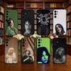 Singer B-Billie Eilish Phone Case Black Silicone Soft For Samsung S25,S24,S21,S22,S23,S30,Ultra,S20,Plus,Fe,Lite
