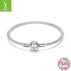 S925 Silver Bracelet Women, Eternal Love Korean Version Of Simple Fashion Diy Basic Single Bracelet Scb105