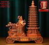 Wenchang Pagoda Ornament Pagoda Study Office Desktop Decoration Pen Holder Craft Gifts