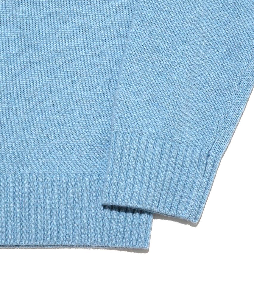 LEE Applique Big Logo Knit Light Blue