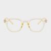 Neo Retro 3357 Dot Point Horn-Rimmed Glasses C2 YELLOW