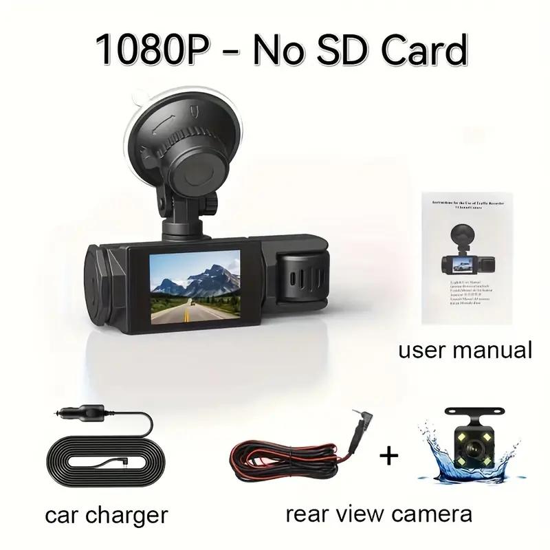 3-Kanal Dashcam WIFI AUTO DVR 1080P 3-Objektiv Innenraumkamera Dreiwegekamera Blackbox Recorder Video Registrator Camcorder
