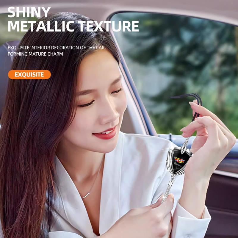 Car Interior Rearview Mirror Pendant Decoration for Cadillac CT4 CT5 CT6 XT4 XT5 XT6 CTS ATS SRX XTS STS SLR XLR BLS Deville Zd4