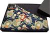 Japanese-style Kimono Table Runner with Obi (sash) Design, Boxed and Packaged. Popular Gift for Overseas Recipients. 120cm (Aoi Design)
