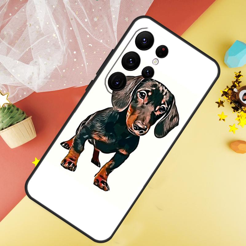 Dachshund Dackel Dog Phone Case For Samsung Galaxy S25 FE S23 S21 S20 S22 S24 S26 Ultra S10 S26 Plus Cover Coque
