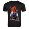 Cafe Racer Vintage Motorcycle Rider Graphic T-Shirt