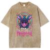 Magisch Cartoon Dierenprint Dames Was T-shirt Unisex Oversized Katoen Koppel Halve Mouw High Street Pop Top Tiener T-shirts