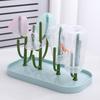 New Bottle Dry Rack Baby Bottle Drain Drying Racks Blue Pink Baby Bottle Cleaning Dryer Drainer Storage Drying Rack