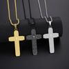 Unisex Lightweight Necklace Letter Carved Pendant Necklace Exquisite Design Non-Fading Electroplated Charm Necklace