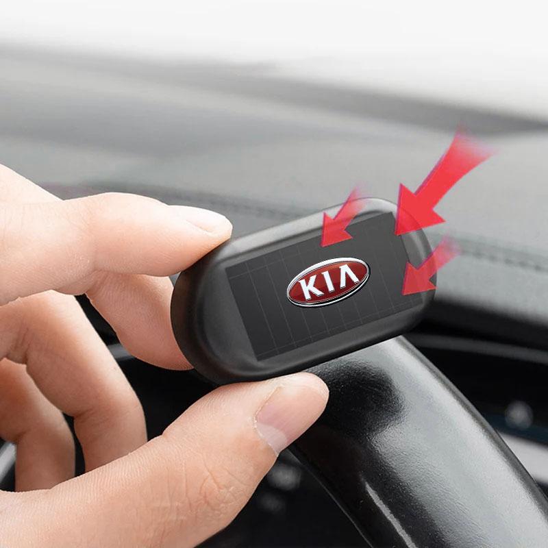 Sticker Car Solar Powered Wireless Anti-Theft Caution Lamp LED Flashing Light For KIA Cerato Sportage R K2 K3 K5 RIO 3 4 Sorento Picanto