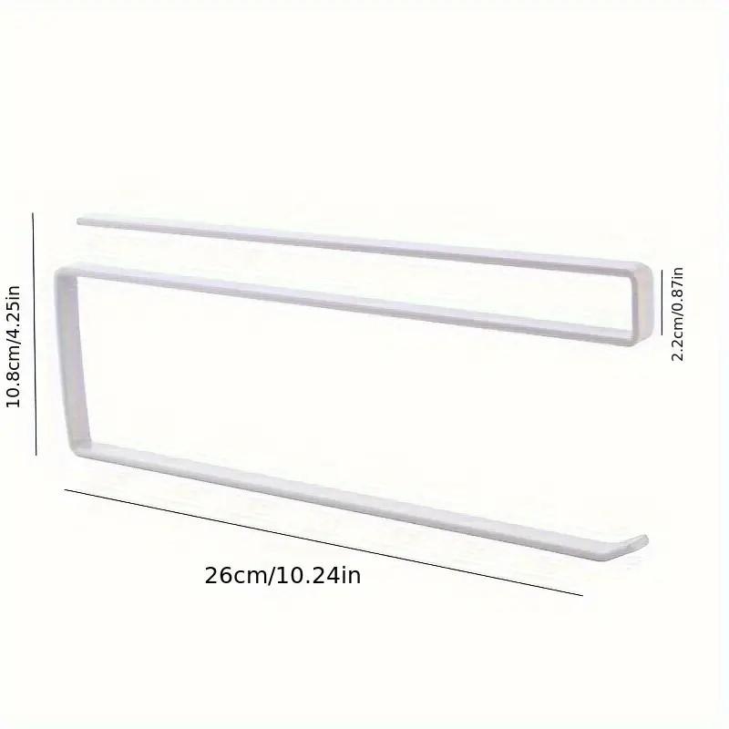 Xiaomi Portarrollos de Papel Toalla Sin Taladro - Colgador Adhesivo Sin Perforaciones para Cocina/Baño - Estante para Rollo de Papel Higiénico con Gancho para Puerta de Armario - Ahorro de Espacio Fácil Instalación