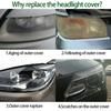 Car Headlamp Cover Headlight Lens Glass Cover Lampshade Bright Shell Lens Covers For Toyota Prius XW20 2th 2003-2009 2005 2006