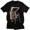Treetwear 1Cotton Vintage Tees Oversize Streetwear Old School Video Game T Shirt 80s Retro Designer Graphic T-Shirts S