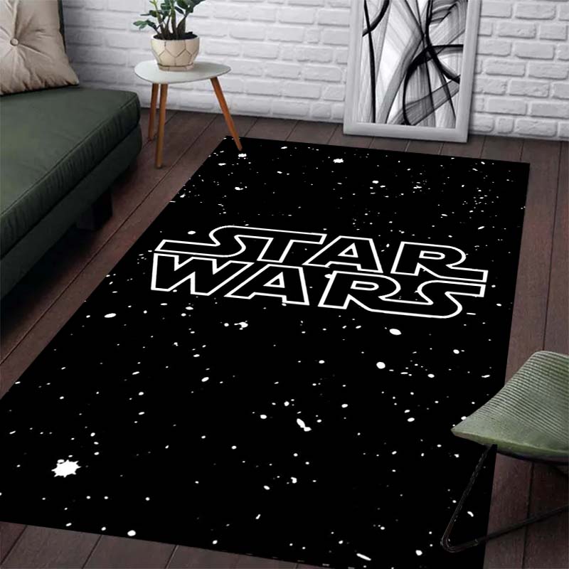 Stylish Star Wars Pattern Carpet - Non-slip Kitchen and Outdoor Carpet, Home and Bedroom Decoration Items, Birthday Gift