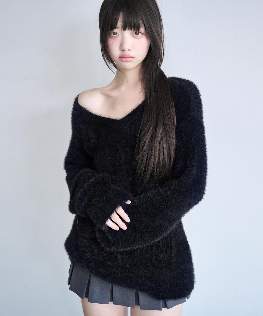 REISE MIYA Toddler Loose Knit [Black]