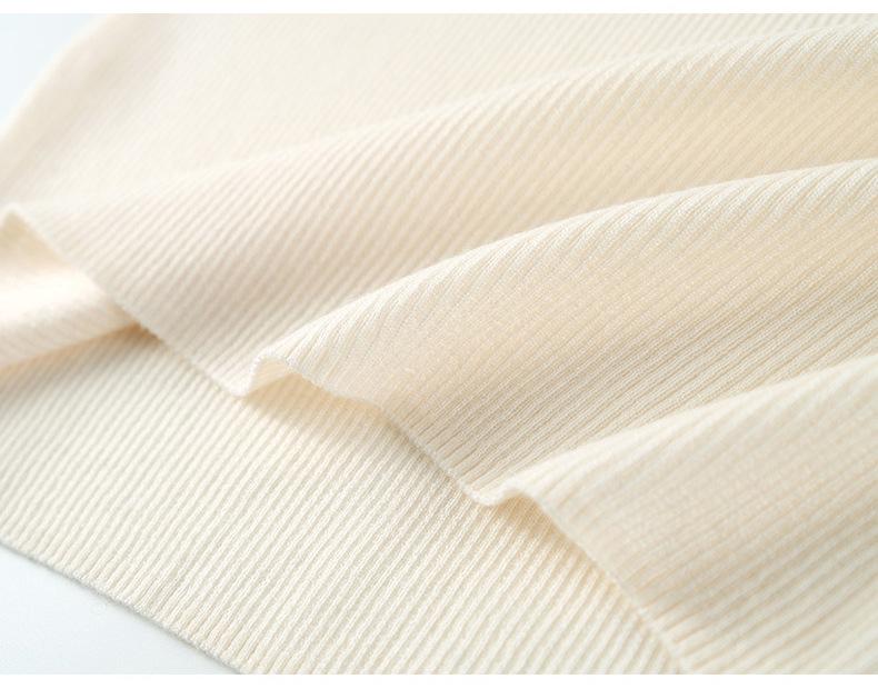 Women's Round Neck Ribbed Wool Knit Vest - Sleeveless Camisole for Autumn/Winter