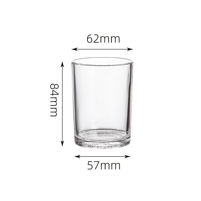 6pcs Wine Glass Sets 180ml/230ml Drinkware Water Dispenser Wine Glass Mugs Drinks Kitchen and Home Coffee Cups Transparent Cups