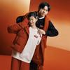 Fila Original Peony Pullover Simple Fashion Classic Retro Casual Versatile Comfortable Loose Round Neck Sweatshirt Unisex Sweatshirt F51U619203FIV