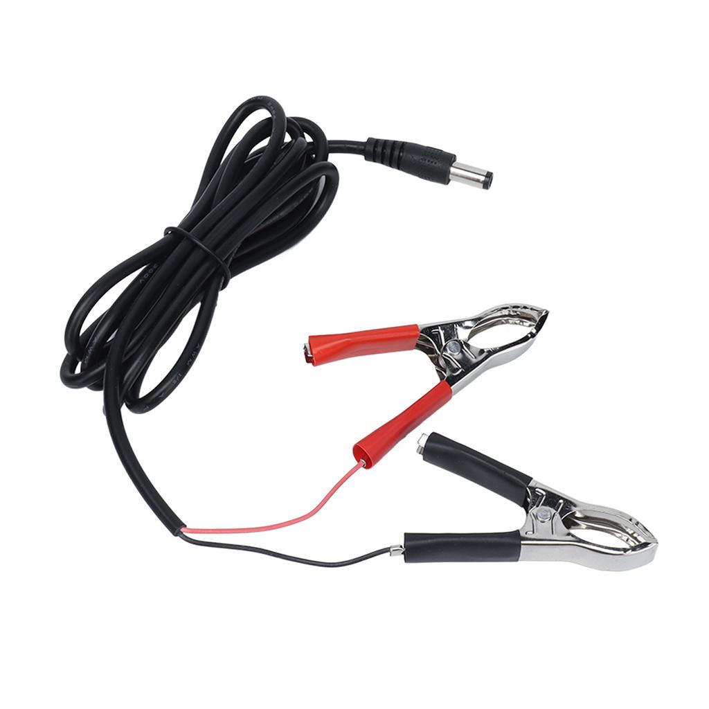 Battery Charger Cable Adapter Clamp Charging Clip Connector 1.5 Meters 12V‑24V Accessory