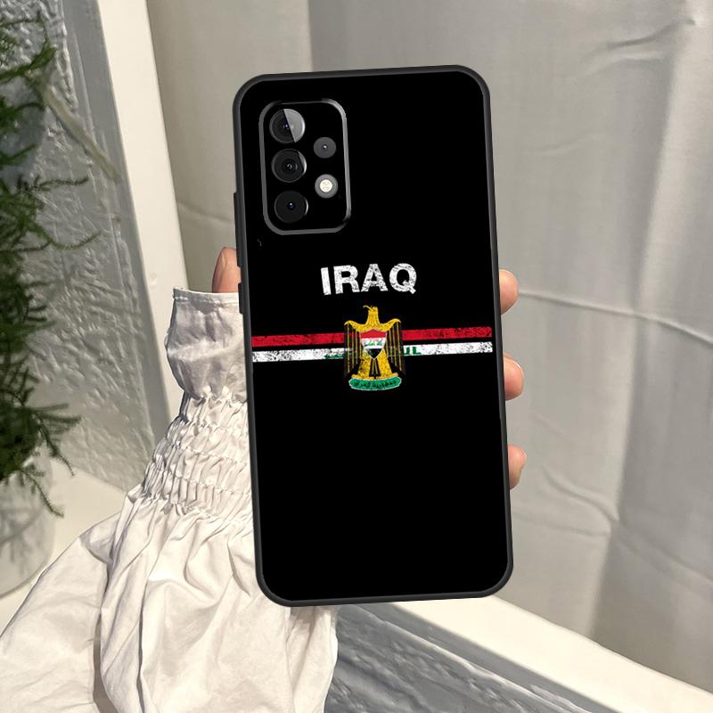 Irak Irak Flagge Hülle Für Samsung Galaxy A52S A06 A16 A26 A36 A56 A55 A35 A15 A53 A32 A33 A13 A14 A34 A54 A17