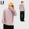 Fingercroxx Men's Letter Print Loose Fit Crewneck Sweatshirt