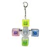 2-in-1 Creative Mechanical Switch Clicker Fidget Spinner LED Light Keyboard Keychain Stress Relief Decompression Toy Gift