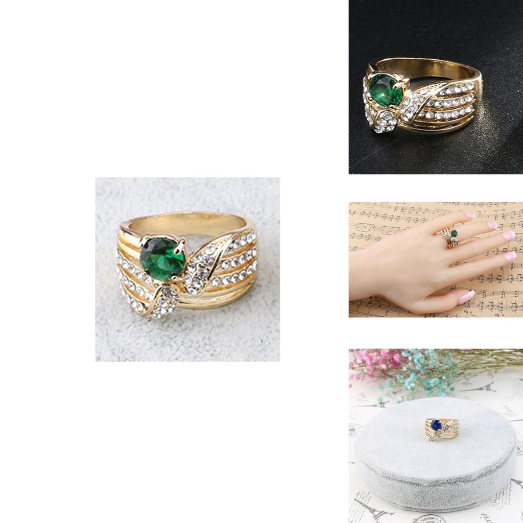 Gorgeous [insert Color] Crystal Ring For Lovely Lady's Fashionable Party Jewelry