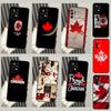 Canada Canadian Flag Case For Samsung Galaxy A54 A34 A52 A21S A12 A22 A32 A14 A13 A23 A33 A53 A73 A51 A71 Cover