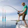 Luminous Fishing Float Bite Sensing Color Changing High Visibility Waterproof Long Casting Electric Bobber Float Saltwater Freshwater Fishing