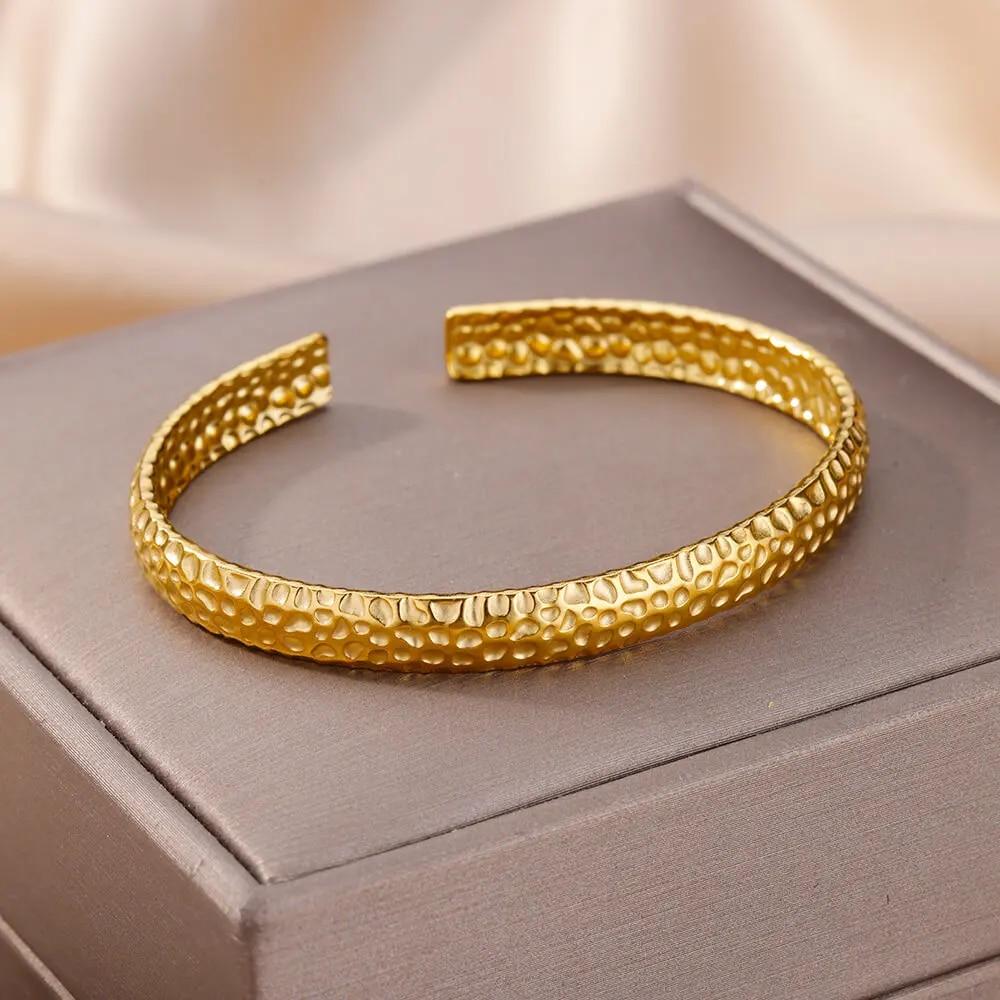 Vintage hadí náramek pro ženy náramek z nerezové oceli had otevírací náramek zvířecí estetická móda Šperky pulseras mujer