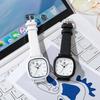 Square Junior High School Student Watch Girls' Simple College Style Student Mori Literary And Versatile Watch Large Dial