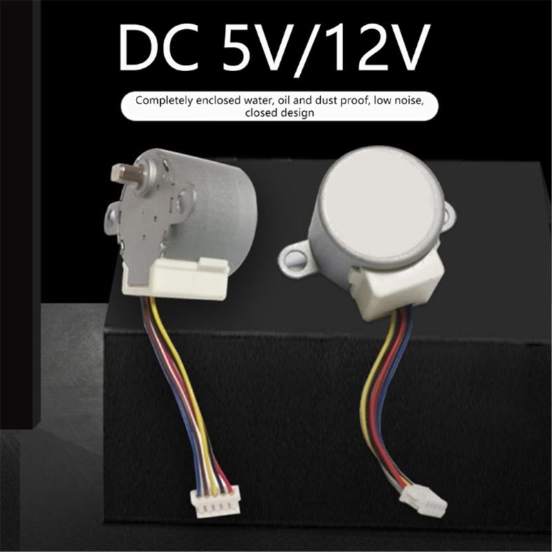 Motor 24BYJ48-394B 5V/12V Deceleration Stepper Motor 4-phase 5-wire Wireless Camera Monitors Stepper Motor 4 Phase 5 Wir